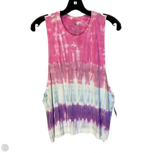 Top Sleeveless By Clothes Mentor In Tie Dye Print, Size: Xs