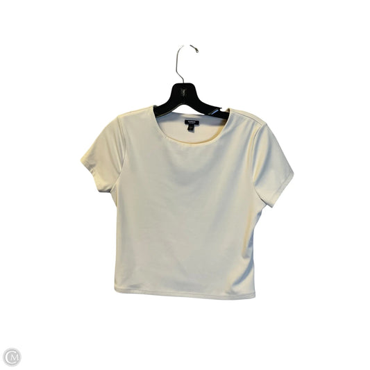 Top Short Sleeve By Express In Brown, Size: M