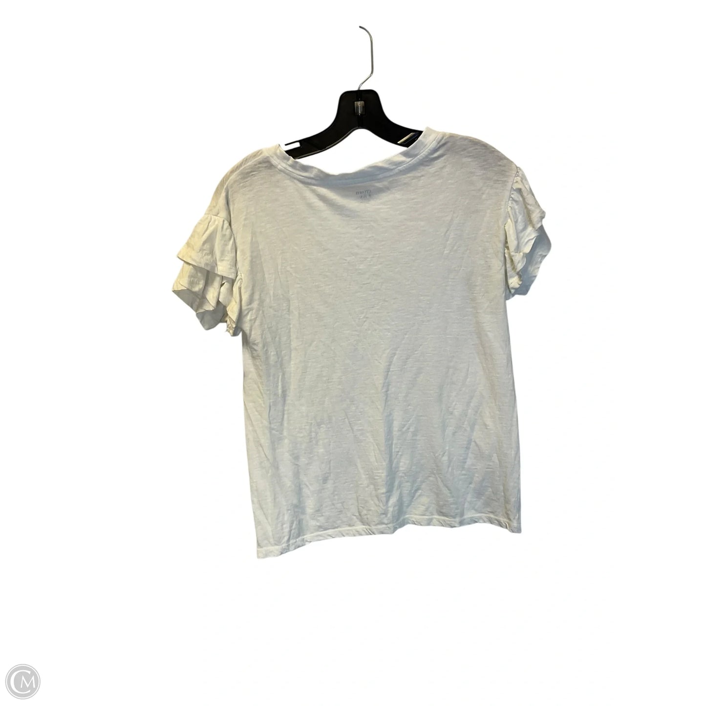 Top Short Sleeve By Crown And Ivy In White, Size: M