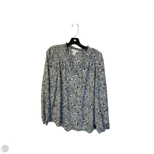 Top Long Sleeve By Rachel Zoe In Floral Print, Size: M