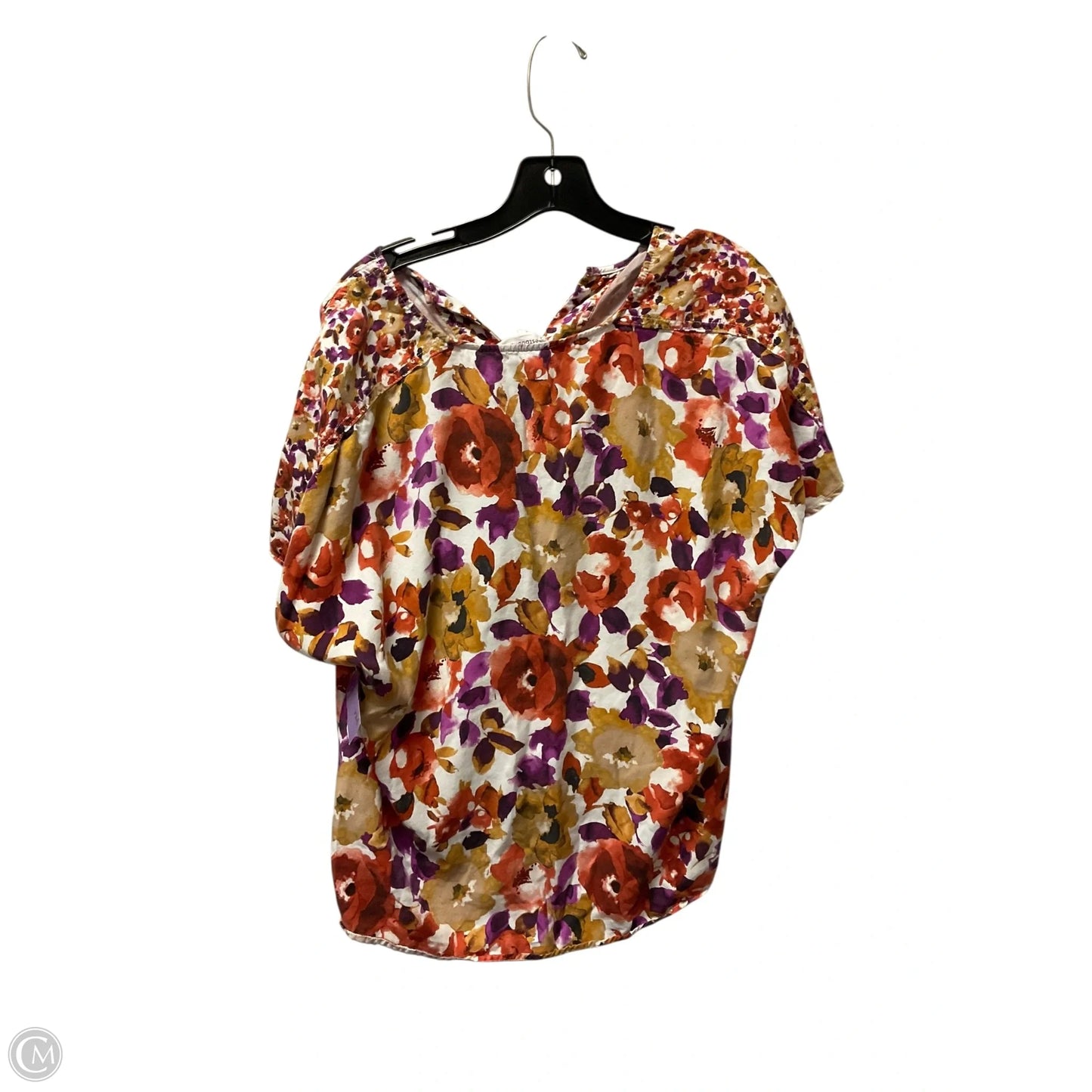 Top Short Sleeve By West Bound In Floral Print, Size: S