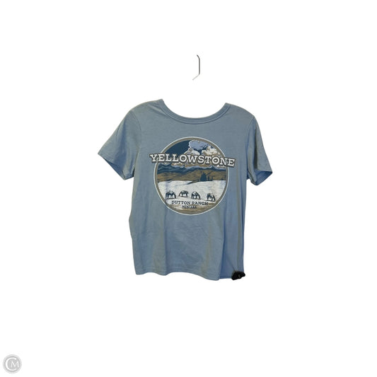 Top Short Sleeve Basic By Clothes Mentor In Blue, Size: S