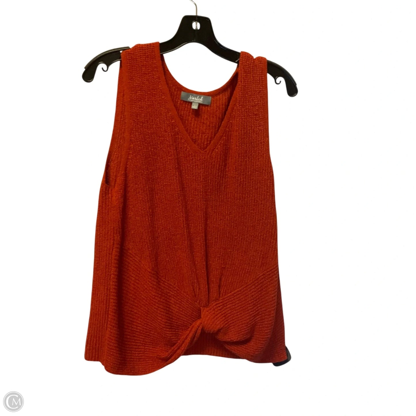 Top Sleeveless By Marled In Orange, Size: L