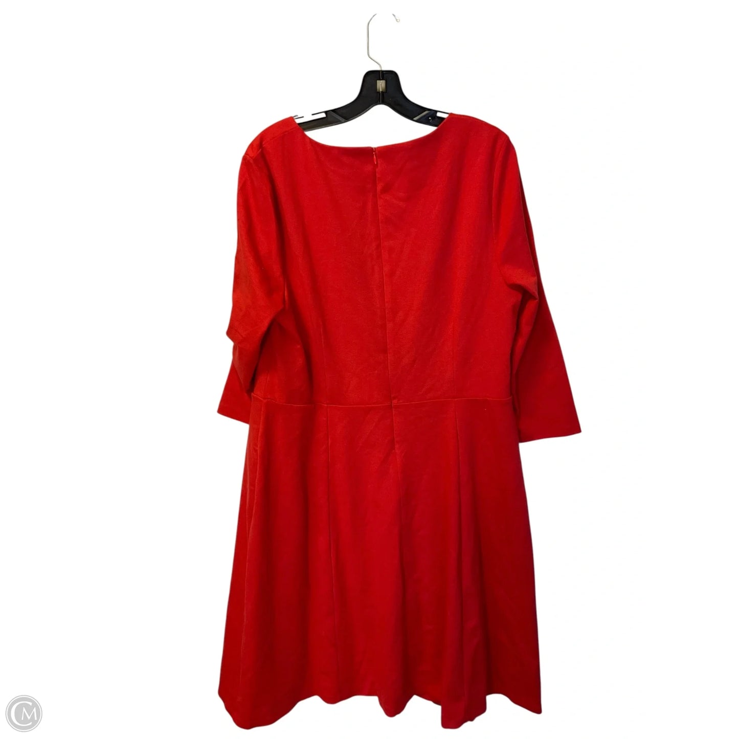 Dress Casual Midi By Boden In Red, Size: Xl