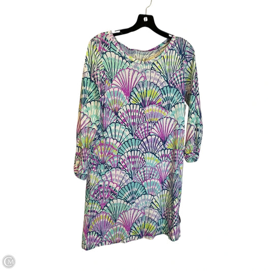 Dress Designer By Lilly Pulitzer In Blue & Purple, Size: S