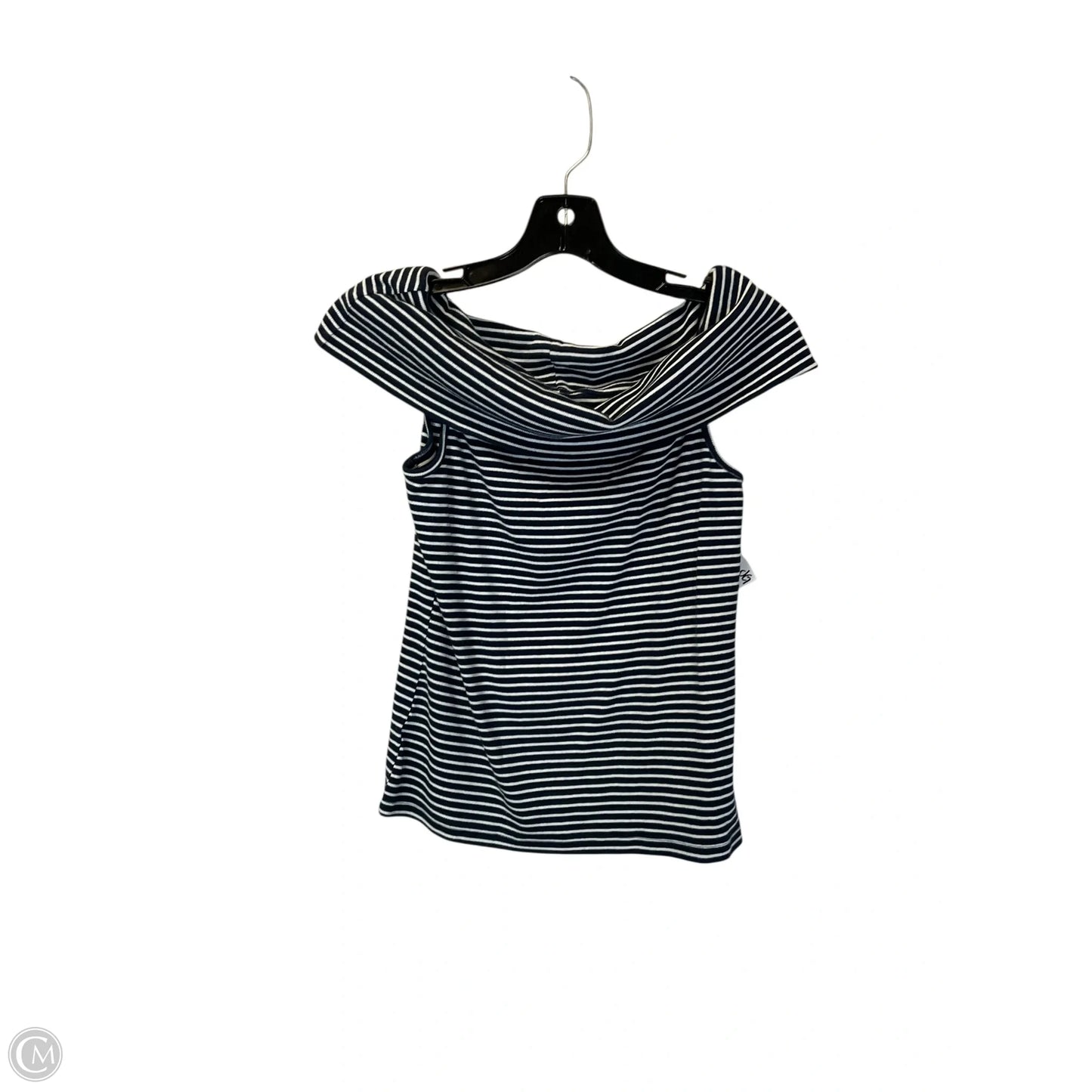 Top Sleeveless By Loft In Striped Pattern, Size: Xl