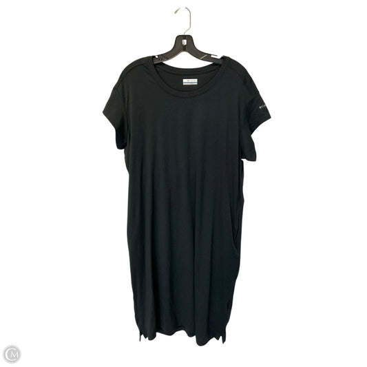 Dress Casual Midi By Columbia In Black, Size: Xl