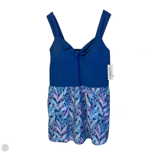 Romper Designer By Lilly Pulitzer In Blue & Purple, Size: Xl