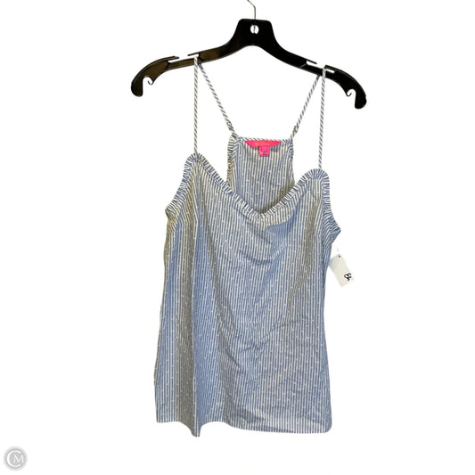 Tank Top Designer By Lilly Pulitzer In Blue, Size: L