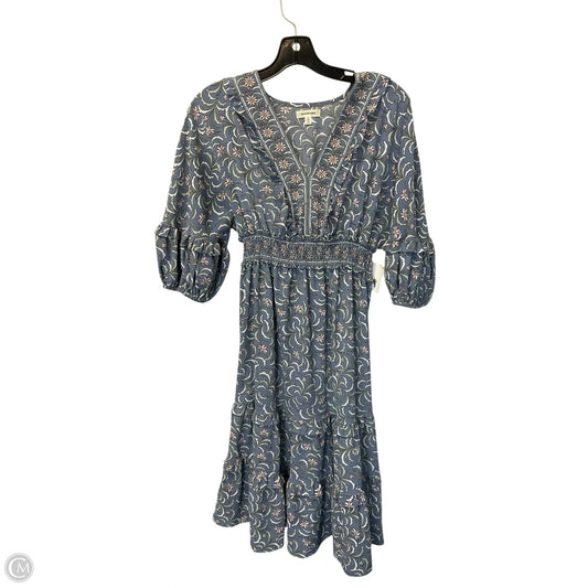 Dress Casual Midi By Max Studio In Blue, Size: S