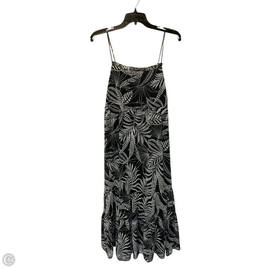Dress Casual Midi By Banana Republic In Black & White, Size: M