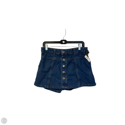 Skort By Gianni Bini In Blue Denim, Size: 8