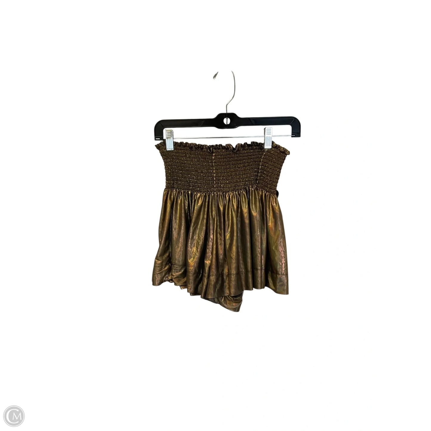 Shorts By Clothes Mentor In Gold, Size: S