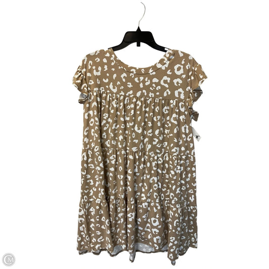 Dress Casual Midi By Entro In Animal Print, Size: S