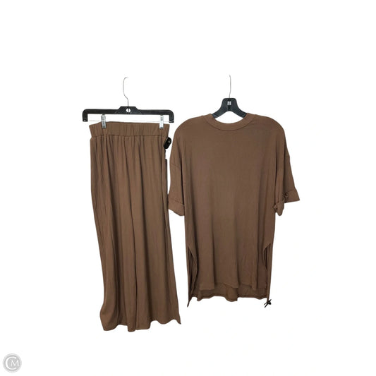 Pants Set 2pc By Clothes Mentor In Brown, Size: S