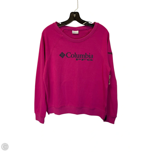 Sweatshirt Crewneck By Columbia In Pink, Size: M