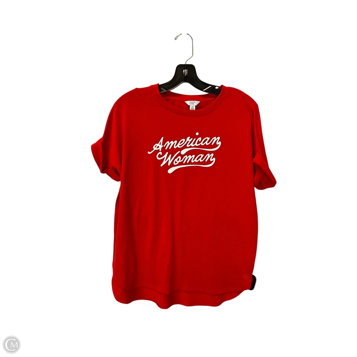 Top Short Sleeve By Crown And Ivy In Red, Size: S