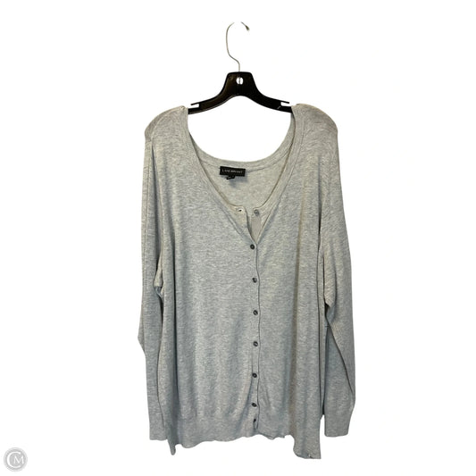Cardigan By Lane Bryant In Grey, Size: 8