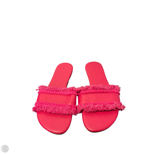 Shoes Flats By Clothes Mentor In Pink, Size: 9.5