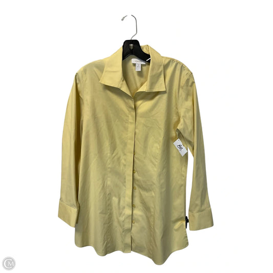 Top Long Sleeve By Chicos In Yellow, Size: S