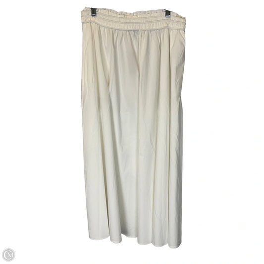 Skirt Maxi By Philosophy In White, Size: L