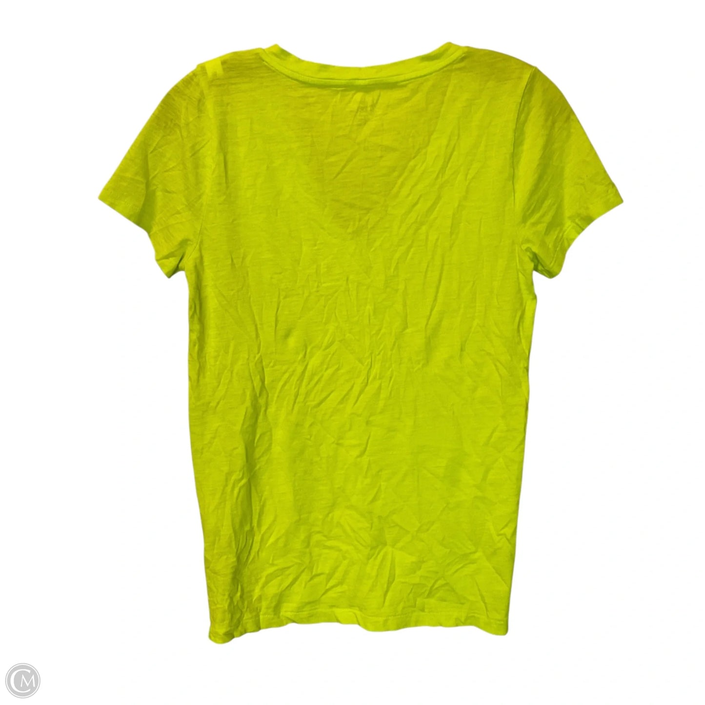 Top Short Sleeve Basic By J. Crew In Yellow, Size: S