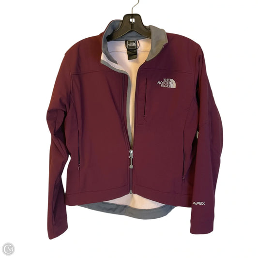 Athletic Jacket By The North Face In Red, Size: Xs