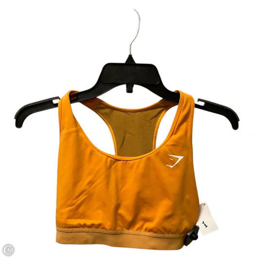 Athletic Bra By Gym Shark In Orange, Size: M