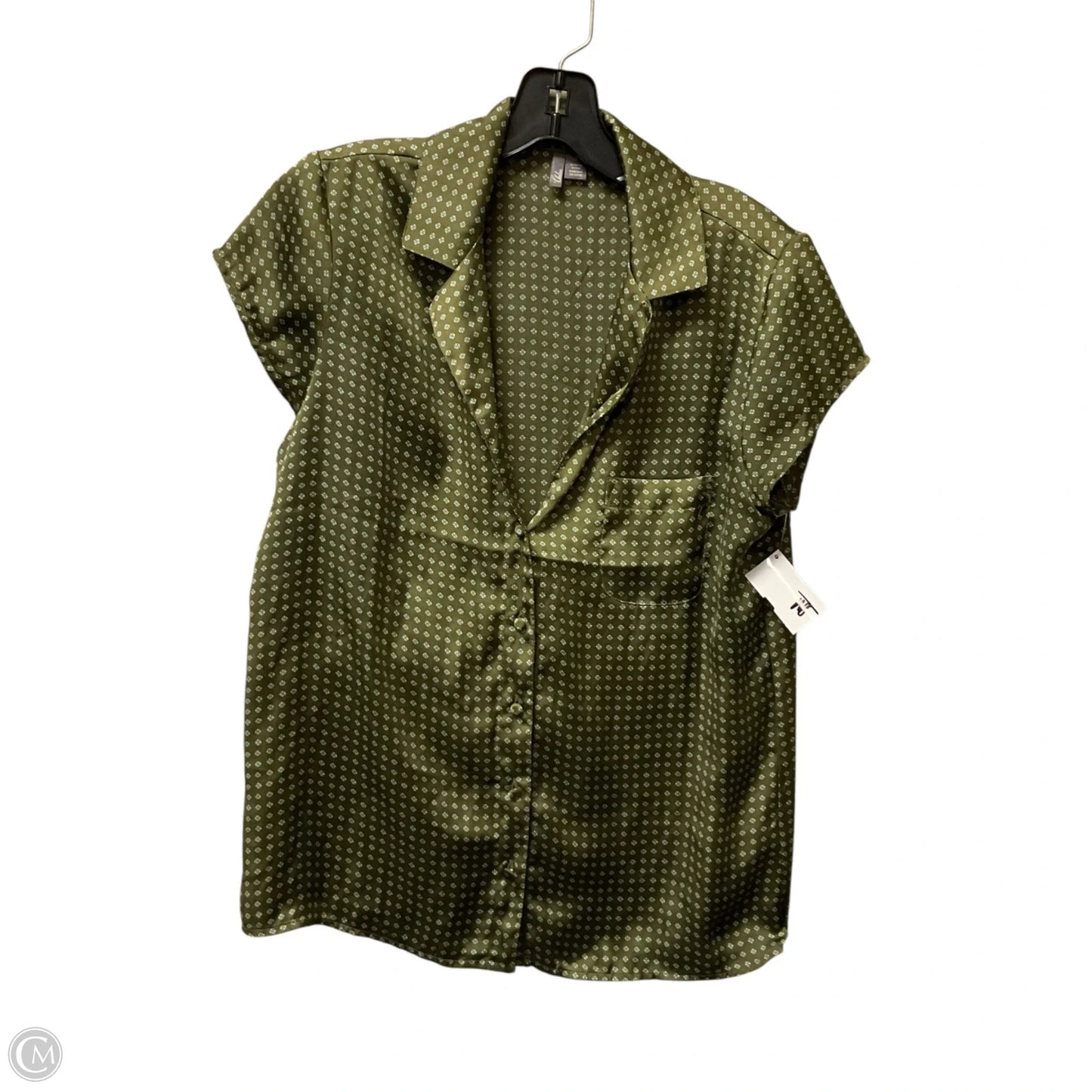 Top Short Sleeve By Chelsea 28 In Green, Size: S