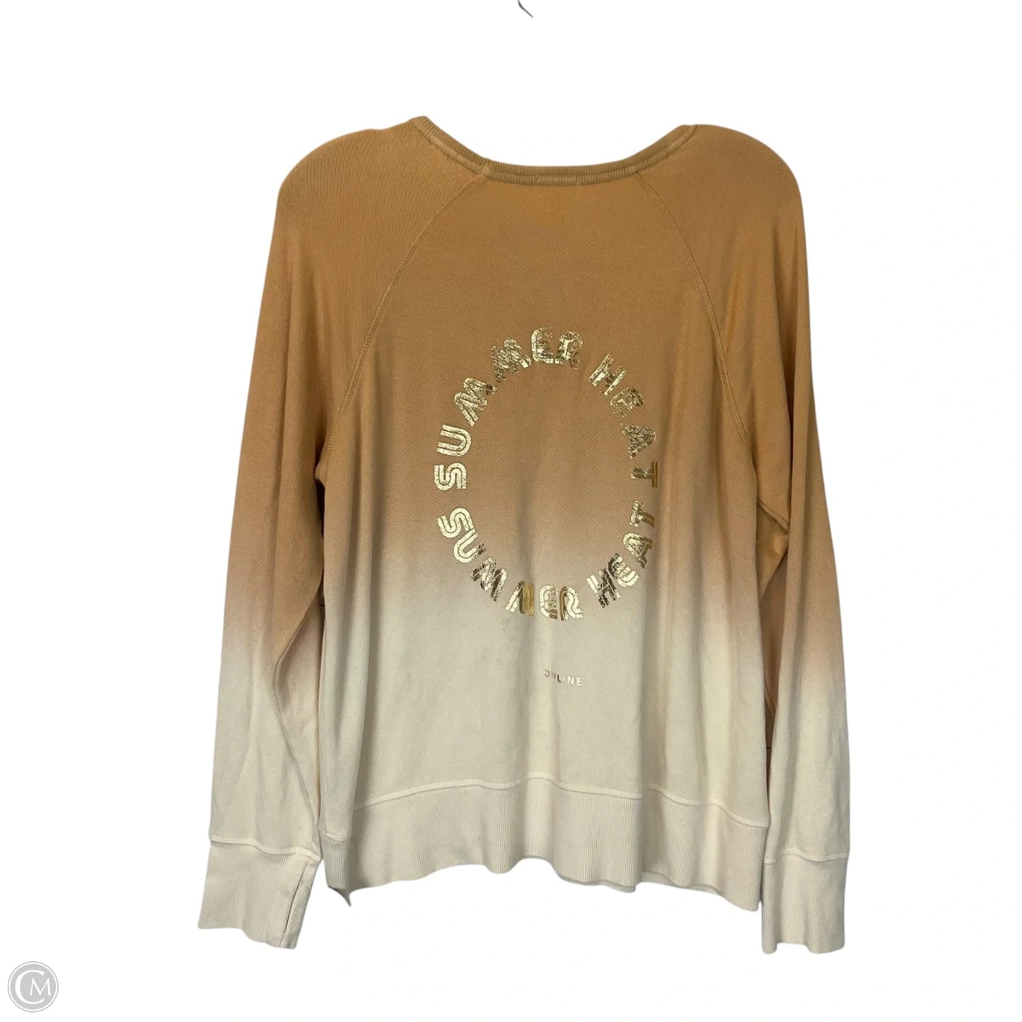 Top Long Sleeve By Aerie In Orange, Size: M
