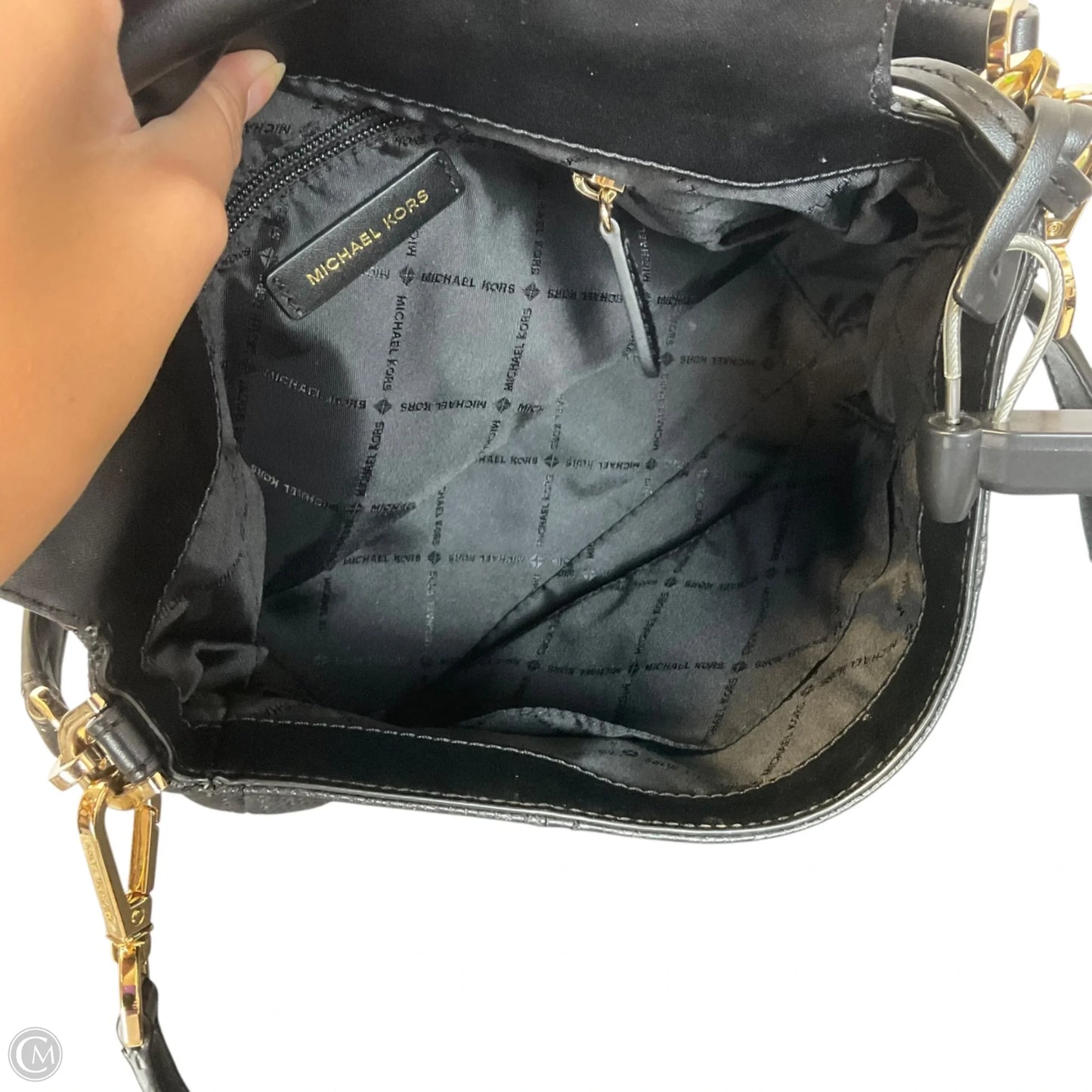 Crossbody Designer By Michael Kors, Size: Medium