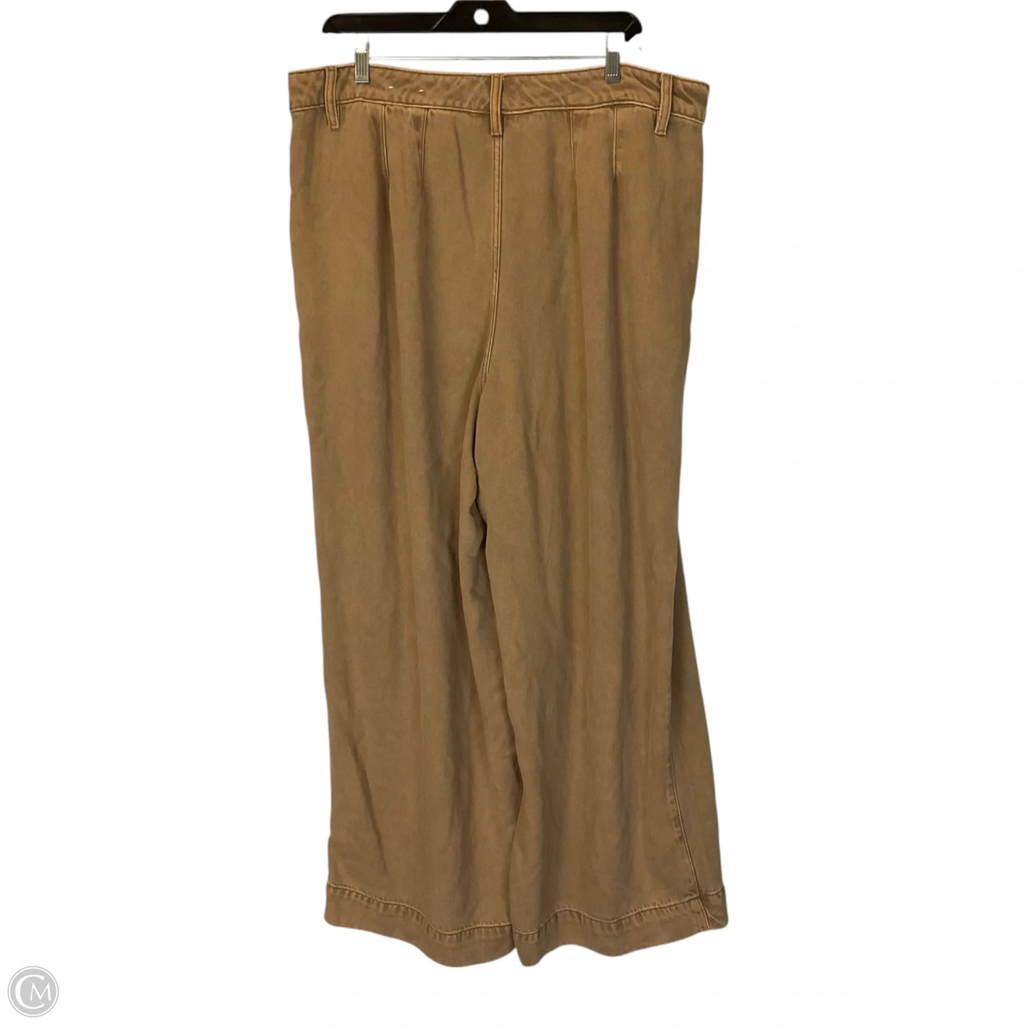 Pants Wide Leg By Lane Bryant In Brown Denim, Size: 14