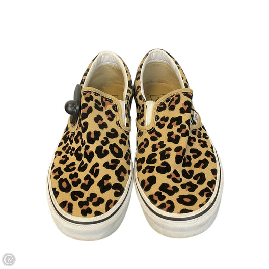 Shoes Flats By Vans In Animal Print, Size: 9