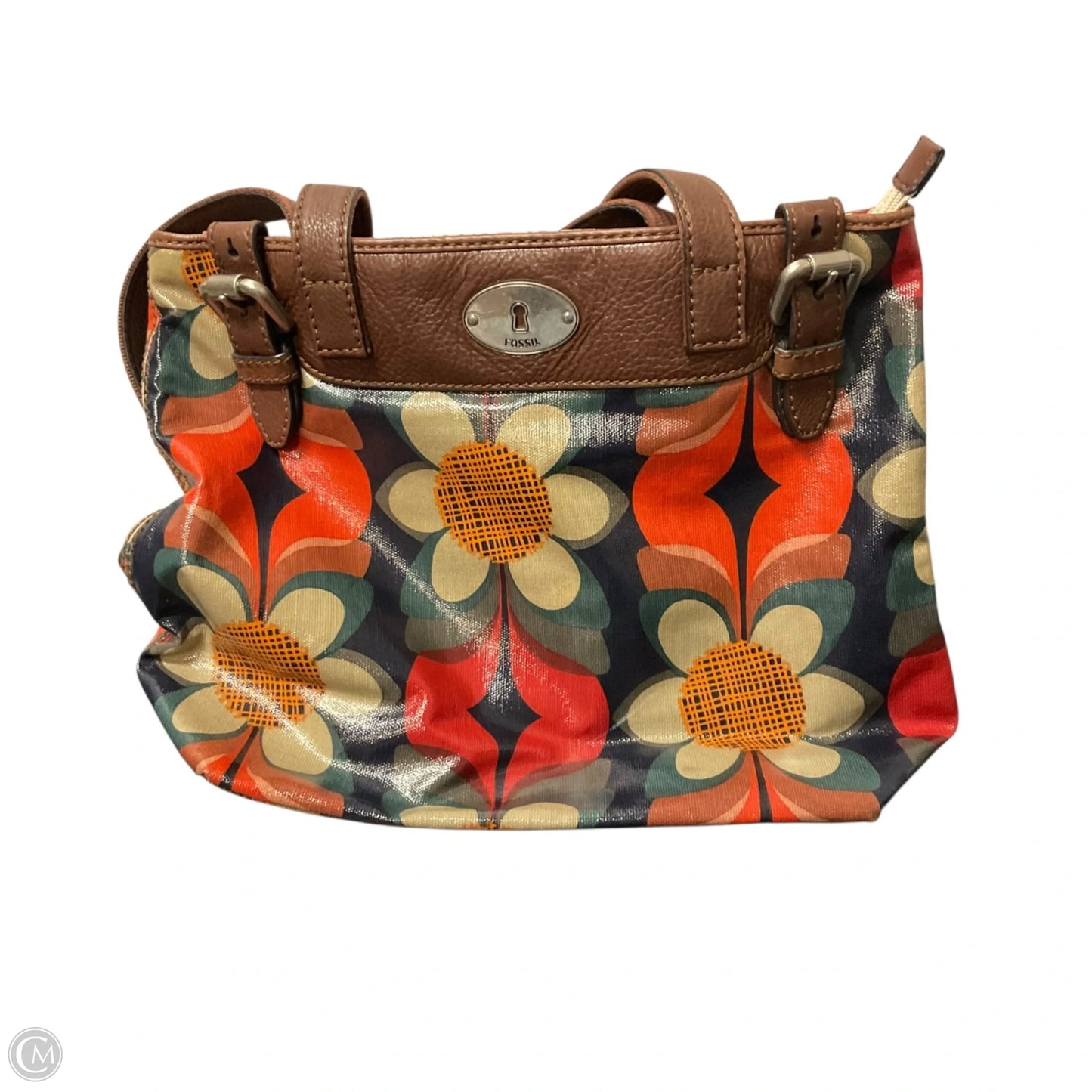 Handbag By Fossil, Size: Medium