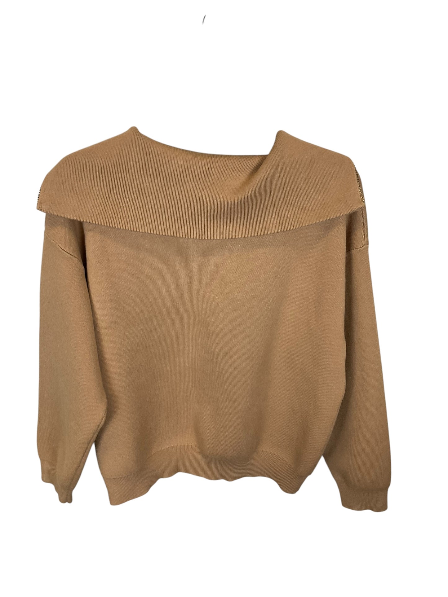 Sweatshirt Crewneck By Rachel Zoe In Brown, Size: Xl