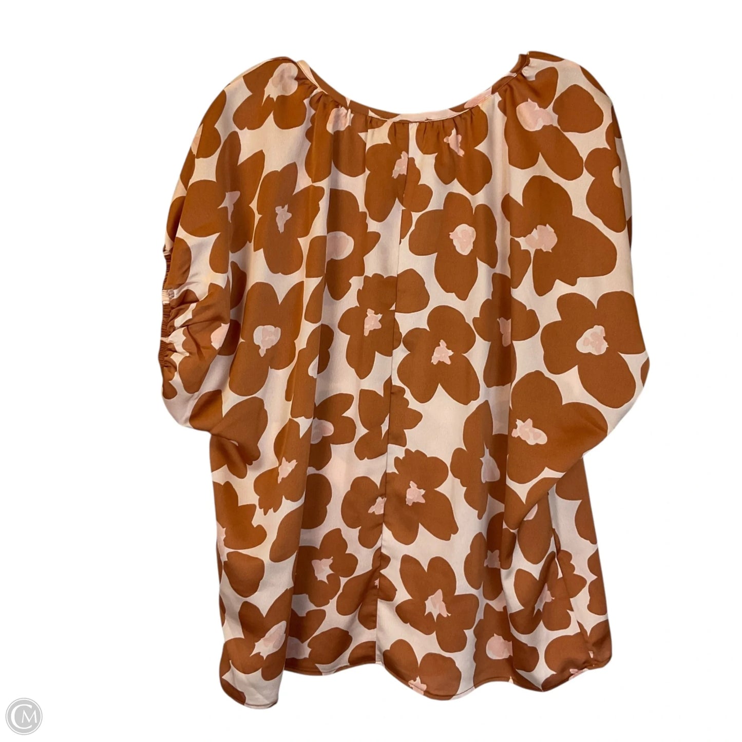 Top Long Sleeve By Entro In Floral Print, Size: M