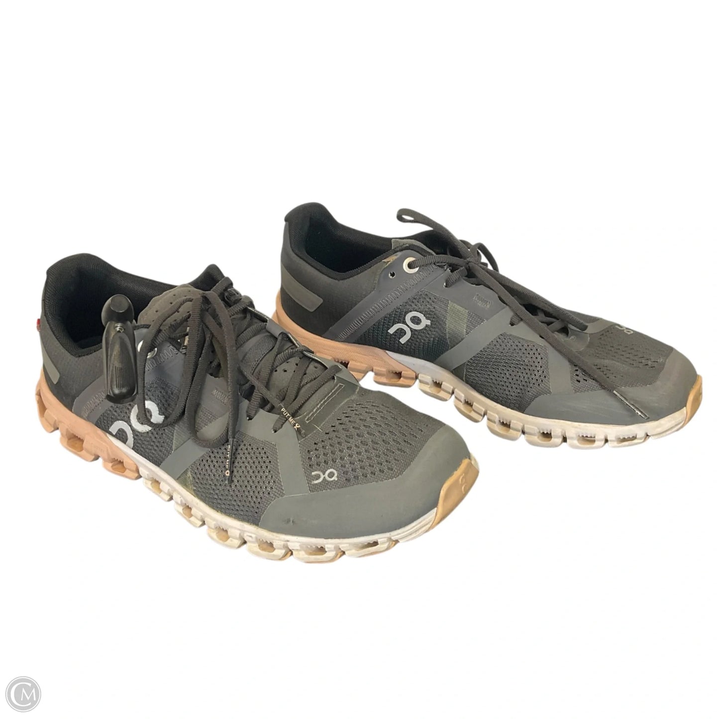Shoes Athletic By On Cloud In Grey & Pink, Size: 7.5
