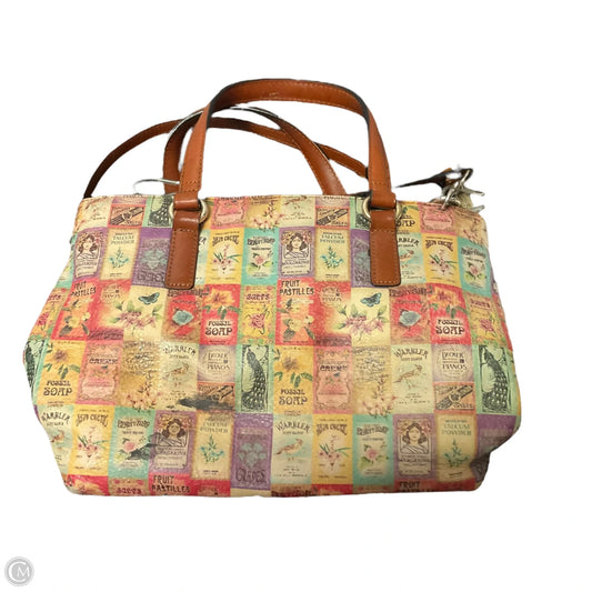 Handbag By Fossil, Size: Small