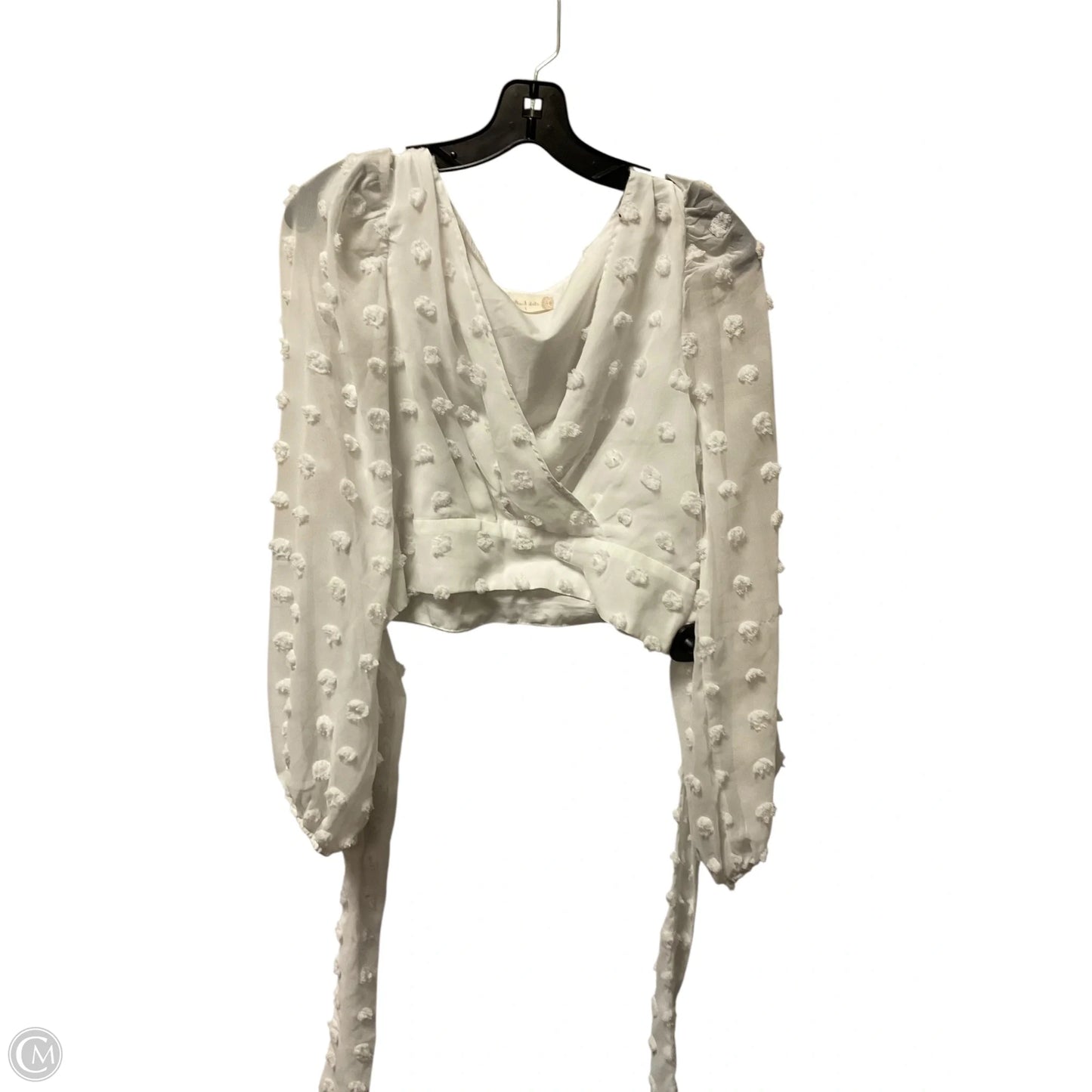 Top Long Sleeve By Altard State In White, Size: L