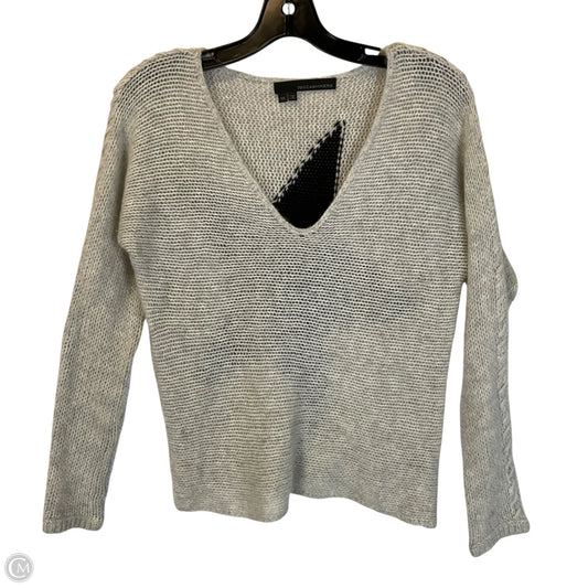 Sweater By 360cashmere In Black & Grey, Size: Xs