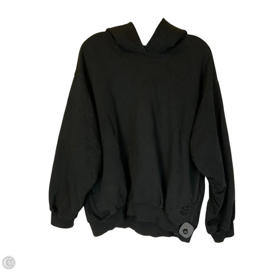 Sweatshirt Hoodie By Free People In Black, Size: Xs