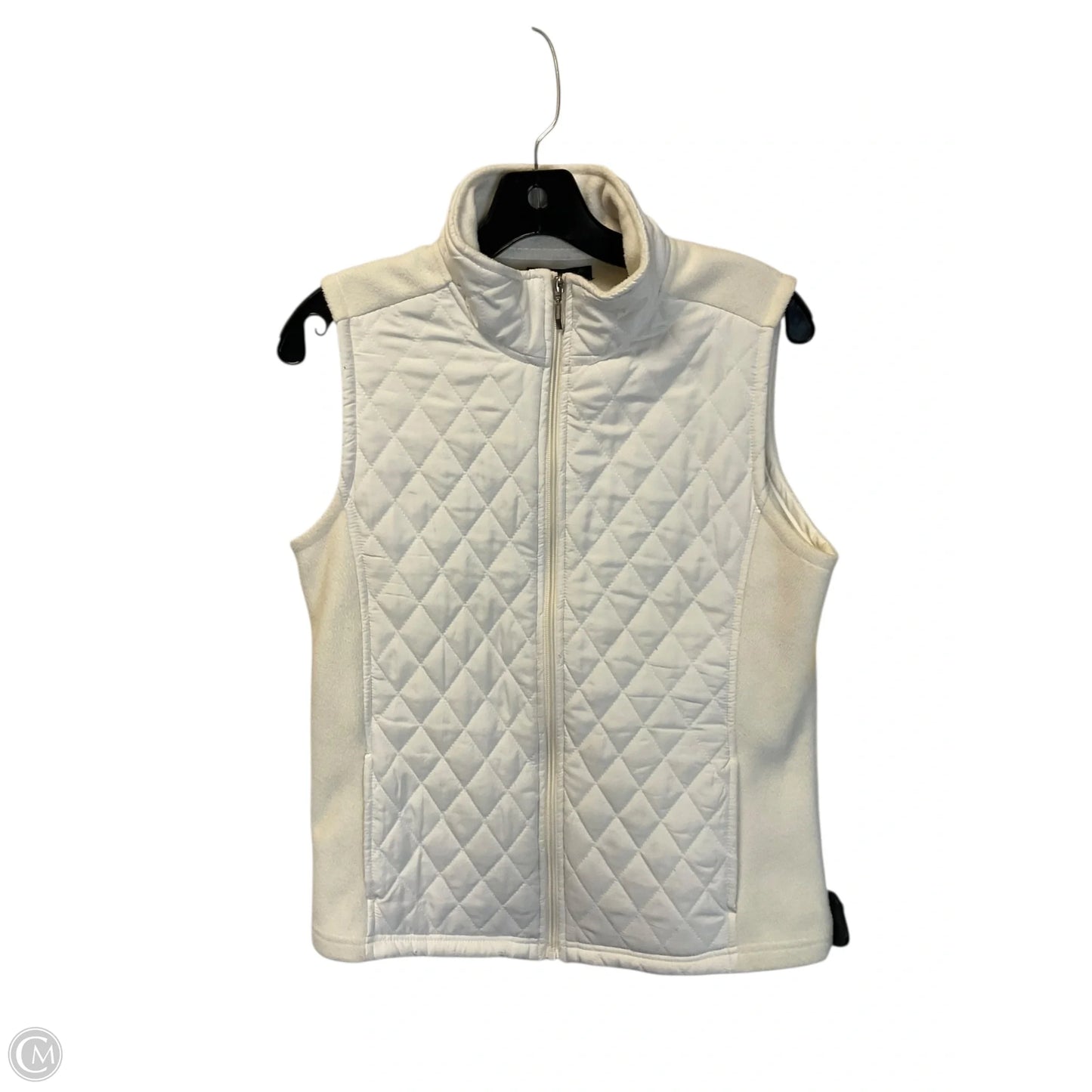 Vest Faux Fur & Sherpa By For Cynthia In Cream, Size: M