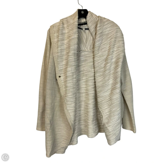 Cardigan By Lucky Brand In Cream, Size: L