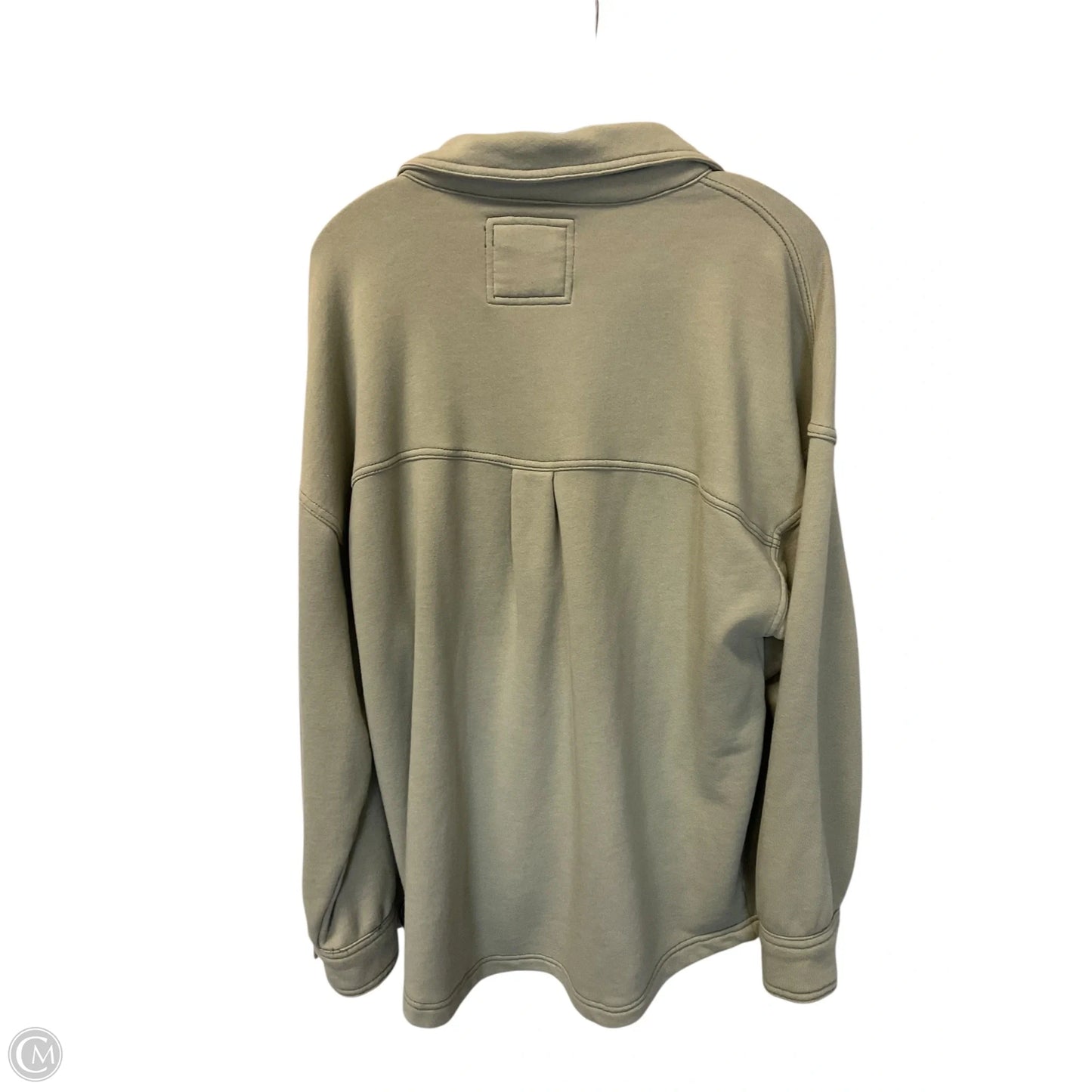 Jacket Shirt By American Eagle In Green, Size: M