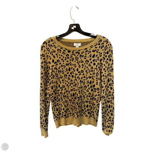 Top Long Sleeve By J. Crew In Animal Print, Size: Xs
