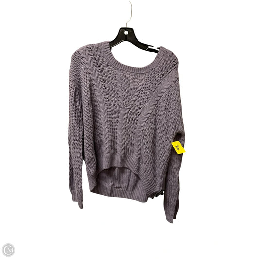 Sweater By Clothes Mentor In Purple, Size: L
