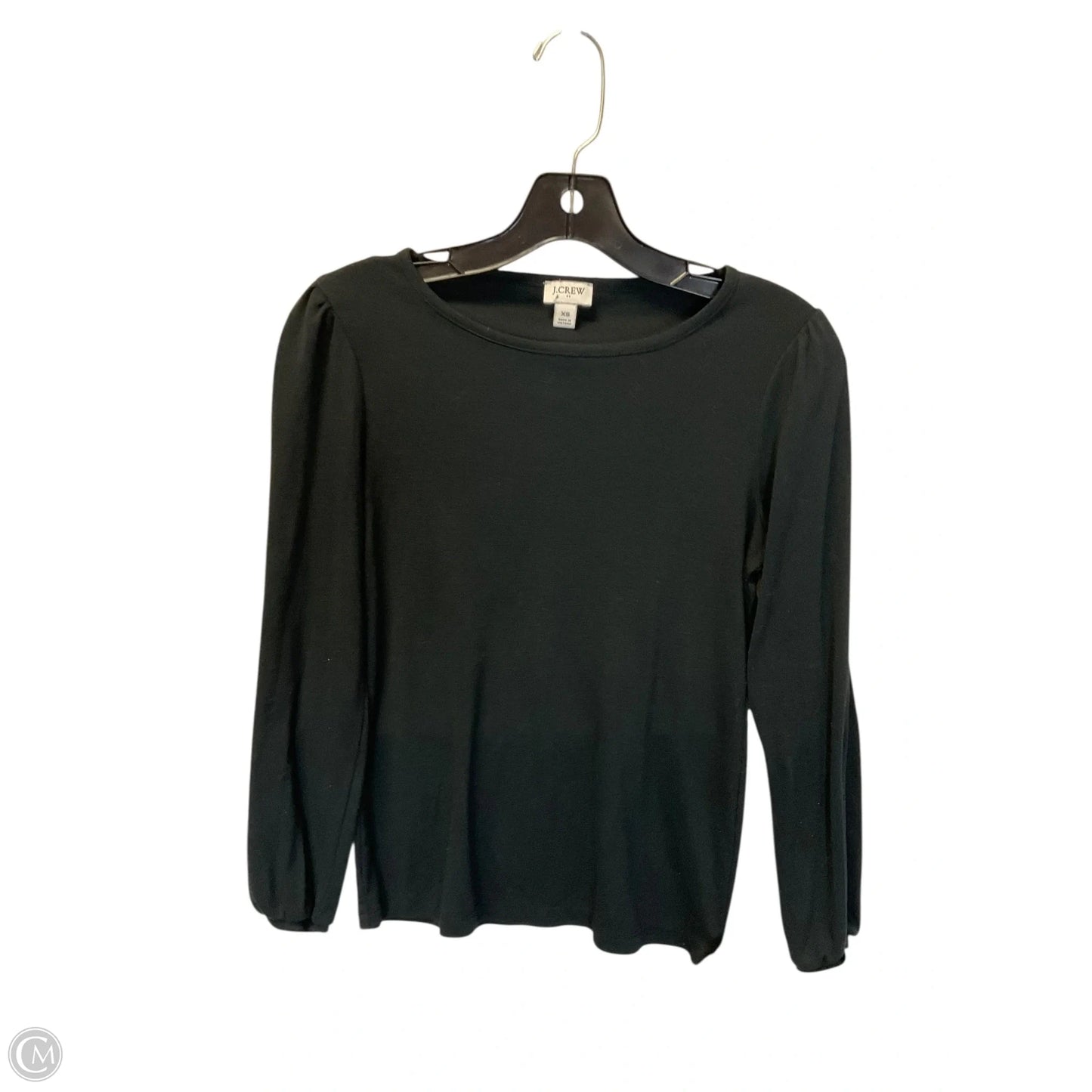 Top Long Sleeve By J. Crew In Black, Size: Xs