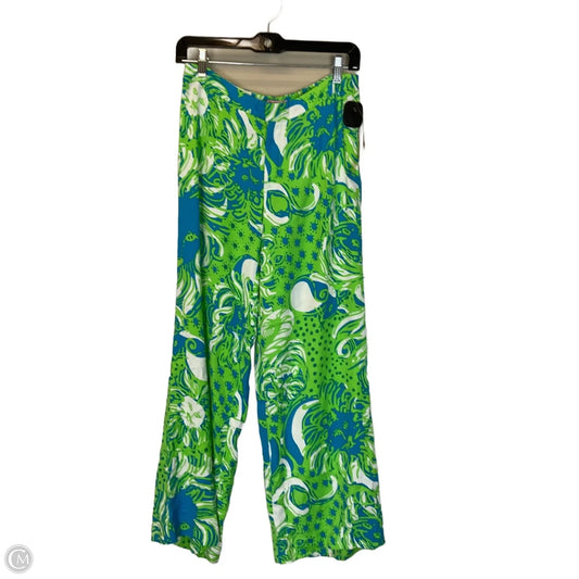 Pants Designer By Lilly Pulitzer In Blue & Green, Size: 2