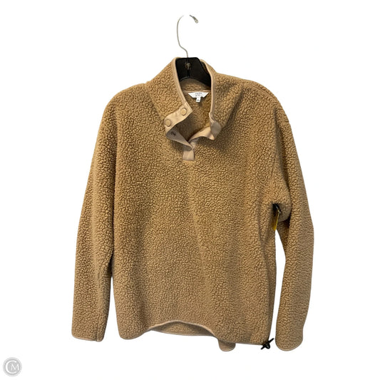 Jacket Faux Fur & Sherpa By Crown And Ivy In Brown, Size: S
