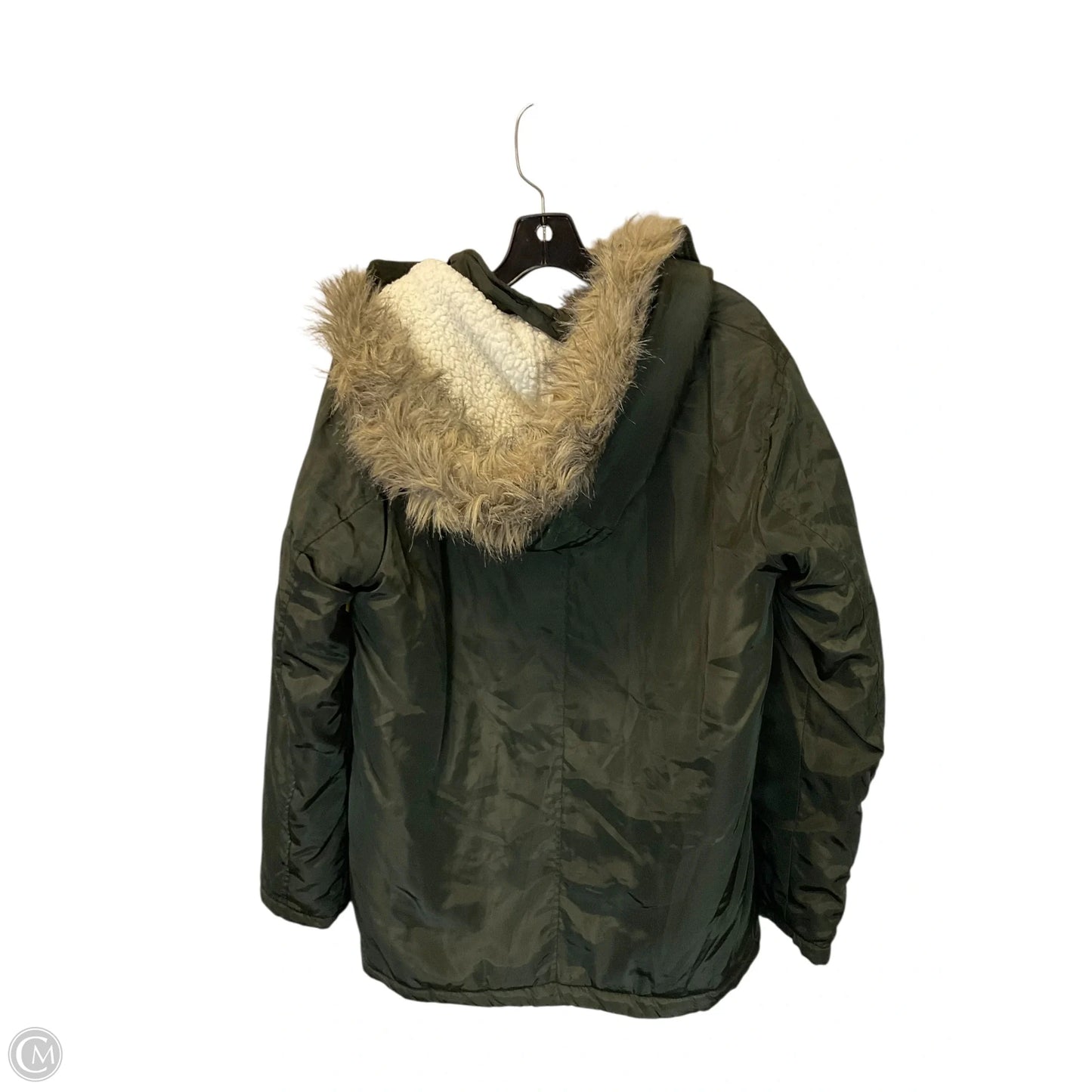 Jacket Puffer & Quilted By New Look In Green, Size: M